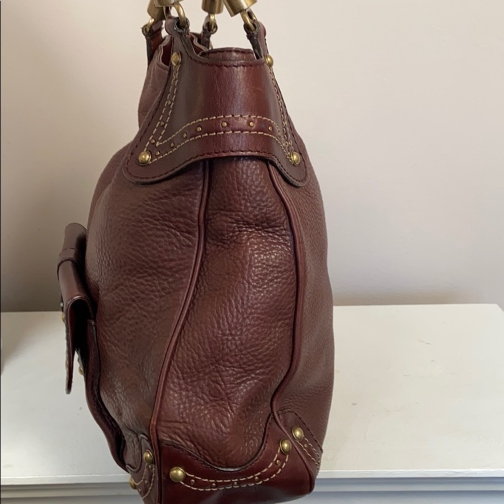 Michael Kors Brown Leather Shoulder Bag - Picture 6 of 13